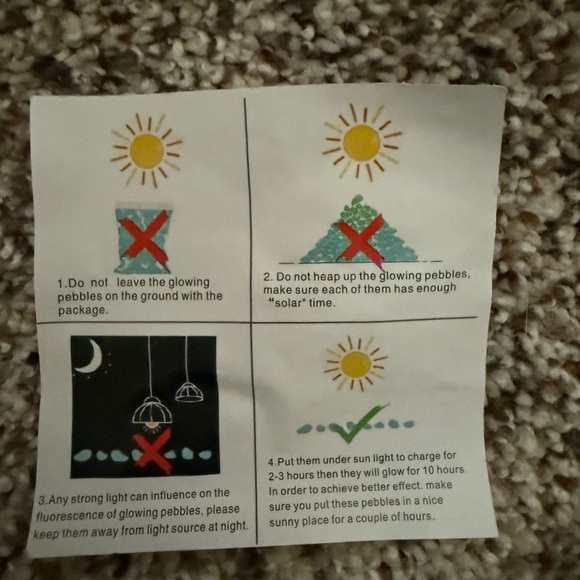 NEW - Glow in the Dark Aquarium Stones - Picture 5 of 6